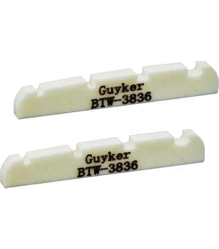 Amazon.com: Musiclily Basic 38mm Flat Bottom Bone Slotted Bass Nut